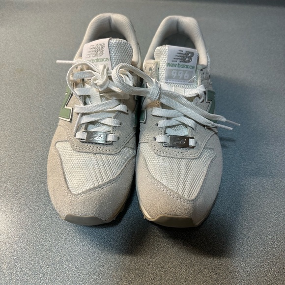 New Balance Gray and Aqua Sneakers - Picture 4 of 8